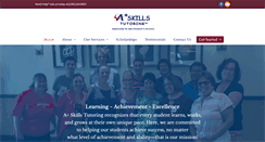Desktop Screenshot of aplusskillstutoring.com